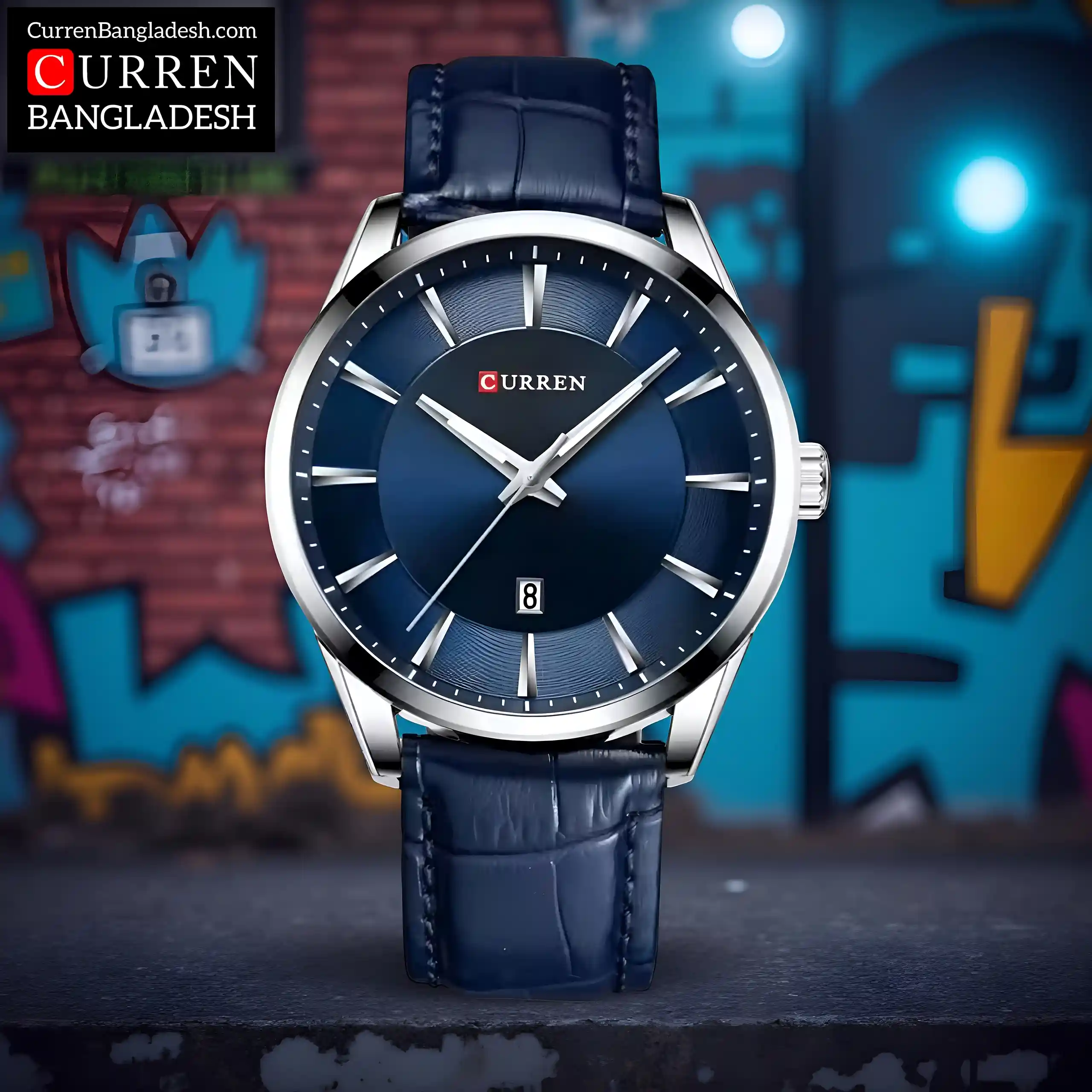 Curren 8365 Men Watch blue