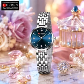 Curren 9106 women’s wristwatch with elegant metallic band and stylish dial