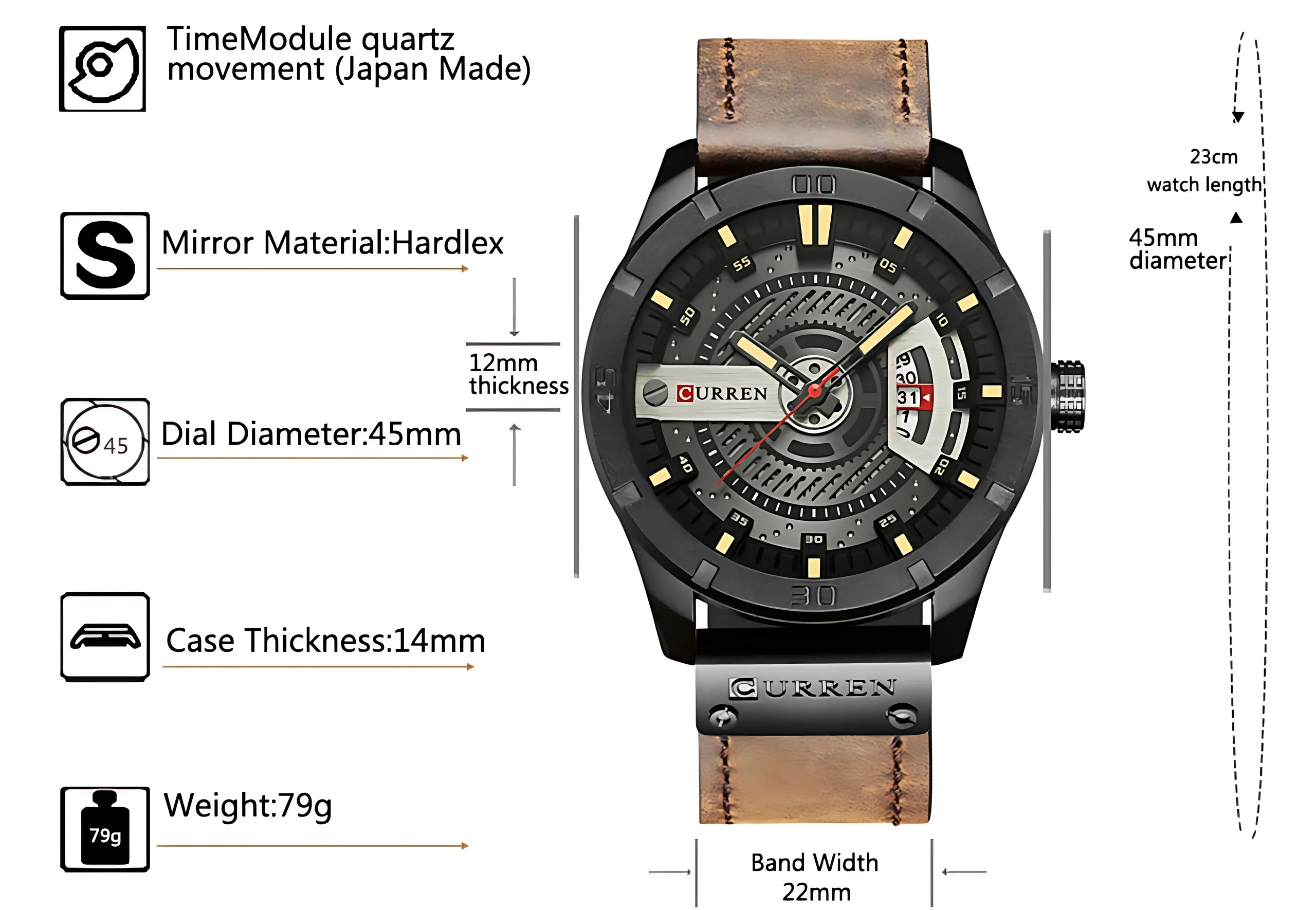 Curren 8301 Men Watch