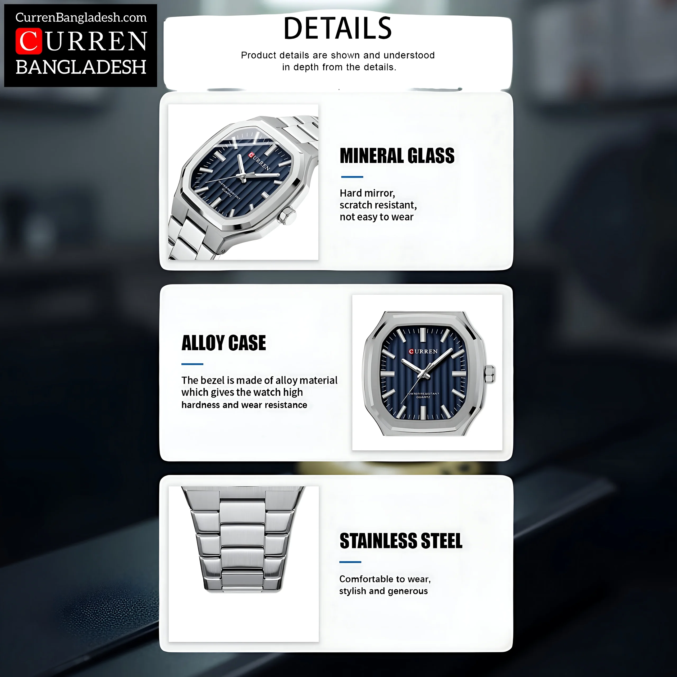 Curren 8458 Men Watch